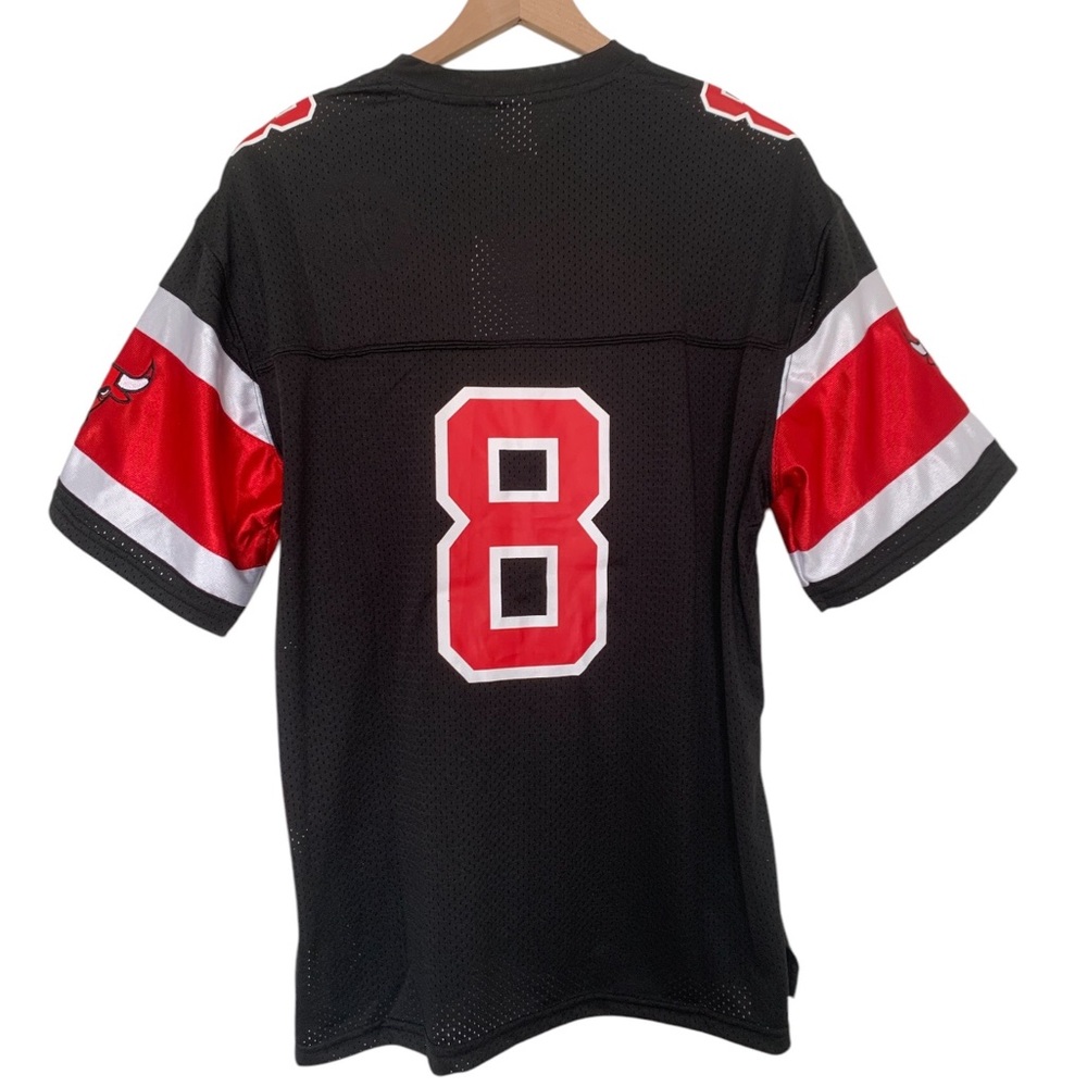 MENS NBA CHICAGO BULLS PATCH JERSEY TEE - Picture 7 of 9